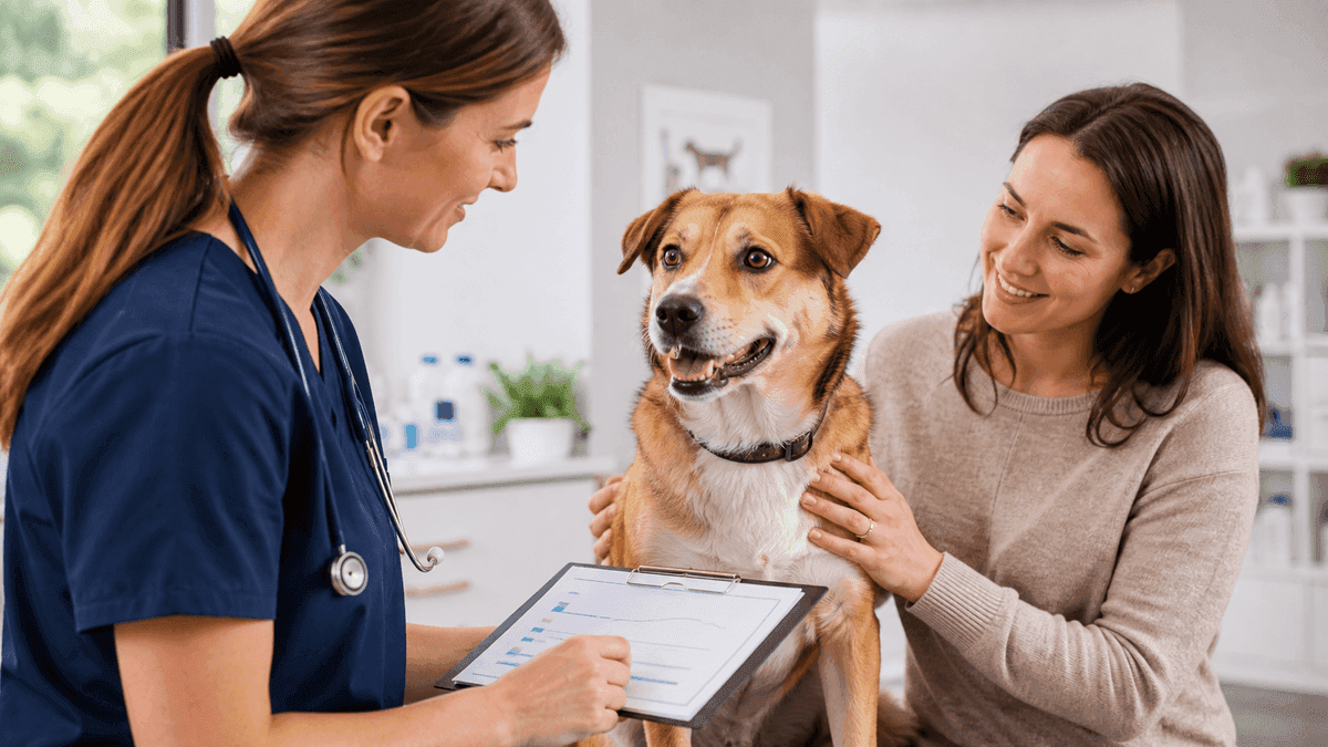 Suivi vétérinaire d'un chien atteint de leishmaniose
