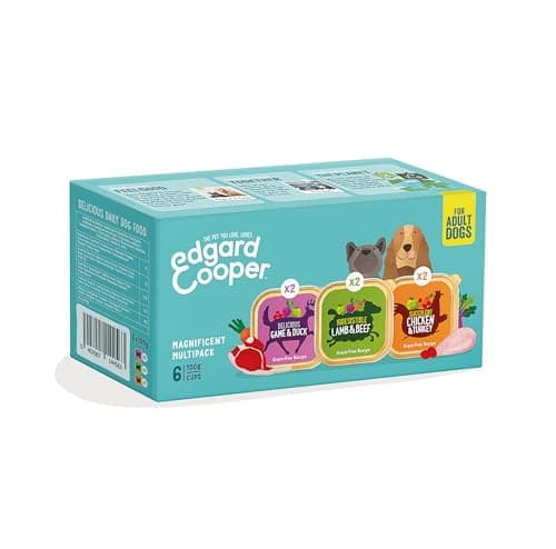 Edgard & Cooper Pâtée Pour Chien, Nourriture Humide Sans Céréales, (Multipack 6x
