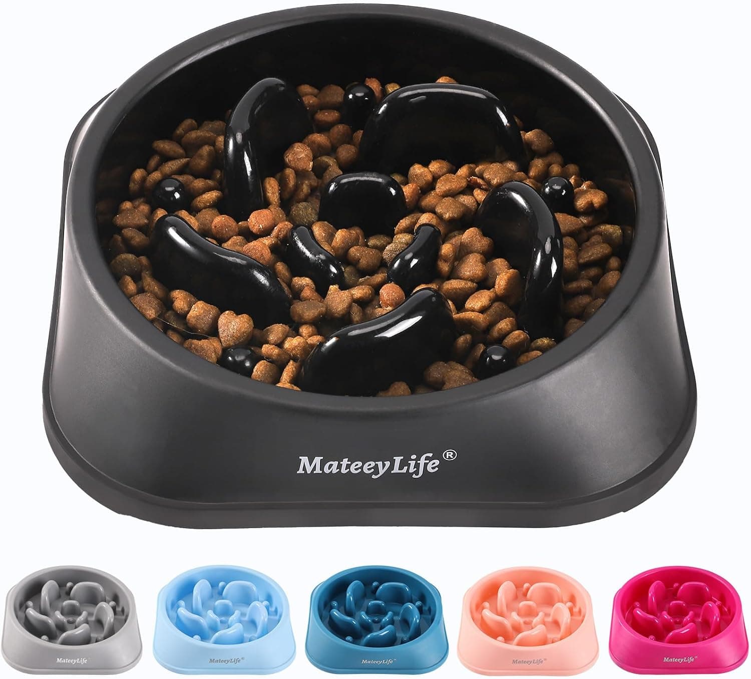 MateeyLife Gamelle Anti Glouton pour Chien - Bol Puzzle Gamelle Anti Glouton Chi