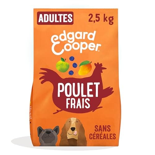 Edgard & Cooper Croquettes Chien, (Poulet Frais, 2.5kg) Sans Céréales, Viande fr